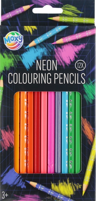 Kredki ołówkowe 12kol Neon 46232  BMG