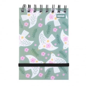 Kołonotes z gumką A6 96 kartek kratka Vibe Flow BENIAMIN 112529 BEN