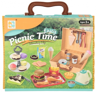 Koszyk piknikowy  akcesoria 23x19x11 SWEDE Q12433