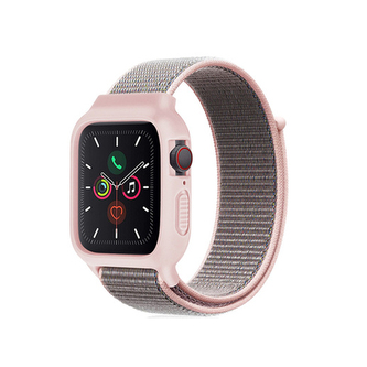 Nylonový set 2v1 pro Apple Watch 38/40/41/42(S10)mm,Růžová