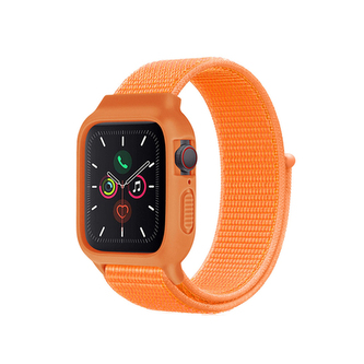 Nylonový set 2v1 pro Apple Watch 38/40/41/42(S10)mm,Oranžová