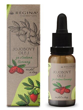 Za studena lisovaný jojobový olej na pleť a vlasy (20 ml) Za studena lisovaný jojobový olej na pleť a vlasy (20 ml)