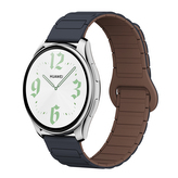 Dvojbarevný magnetický řemínek 20mm,Tmavěmodro-hnědý