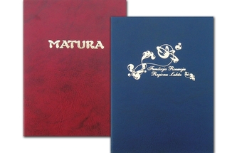 Okładka na dyplom oklejana A4 czarna BARBARA 1802509