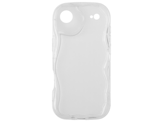Silikonový vlnkovaný průhledný kryt pro iPhone 17 Air