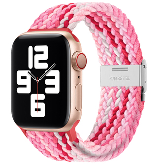 Pletený řemínek pro Apple Watch 38/40/41/42(S10)mm,Odstíny růžové
