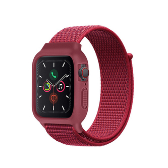 Nylonový set 2v1 pro Apple Watch 38/40/41/42(S10)mm,Červená