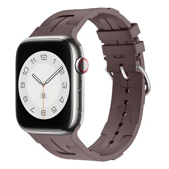 Silikonový řemínek se vzorkem pro Apple Watch 38/40/41mm,Švestková