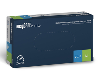 Nitrilové rukavice easyCARE Zarys modré 100 ks Velikost: M Nitrilové rukavice easyCARE Zarys modré 100 ks Velikost: M