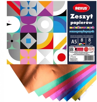 Papier kolorowy samoprzylepny A5/8k metalic BENIAMIN 114214 BEN