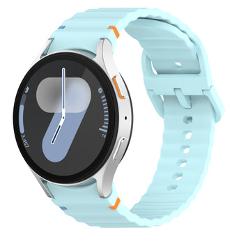 Vroubkovaný řemínek pro Samsung Galaxy Watch 7,Světle modrá