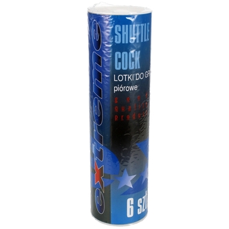 Lotki do badmintona białe tuba A 6 TOYS SBC10603