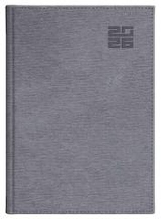 Kalendarz 2026 A4 tygodniowy Aluminium srebrny