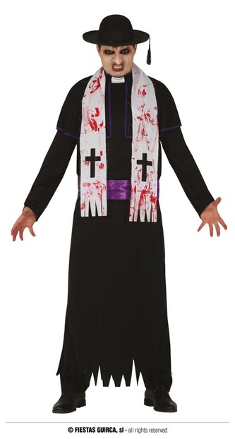 Kněz zombie kostým 54 – 56 (XL)