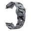 Vroubkovaný řemínek se vzorkem pro Samsung Galaxy Watch 4/5/6,Šedo-černá kamufláž