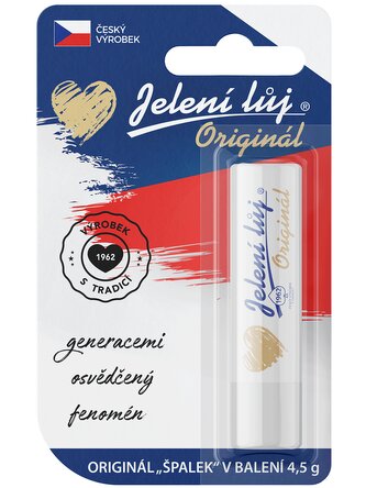 Jelení lůj | Originál (Klasický balzám "Špalek") - Ochrana, komfort a regenerace (4.5g) Jelení lůj | Originál (Klasický balzám "Špalek") - Ochrana, komfort a regenerace (4.5g)