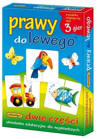 Układanka edukacyjna - Prawy do lewego