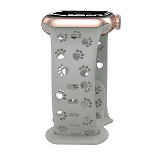 Řemínek s perforovanými pacičkami pro Apple Watch 38/40/41/42(S10)mm,Šedý