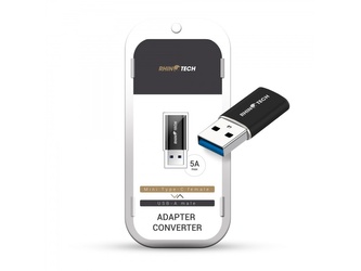 RhinoTech redukce USB-C na USB-A 3.0 černá