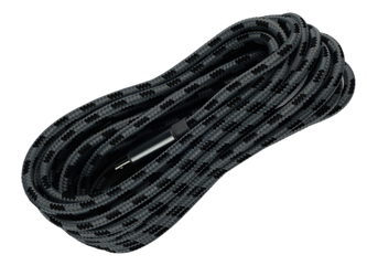 Pletený kabel USB na MICRO-USB 3m,Šedo-černý