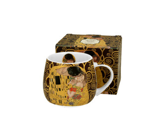 Kubek baryłka THE KISS BROWN inspired by Klimt Kubek baryłka THE KISS BROWN inspired by Klimt