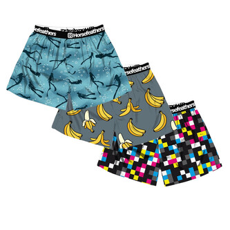 3PACK pánské trenky Horsefeathers Frazier Bundle 10 (AM096M) XXL