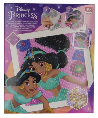 Mozaika diamentowa samoprzylepna Obraz diamentowy Księżniczka 68 19x19 008168