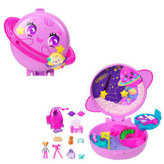 Polly Pocket Planeta Polly Kosmiczna przygoda Zestaw kompaktowy JCB18 WB4 Polly Pocket Planeta Polly Kosmiczna przygoda Zestaw kompaktowy JCB18 WB4