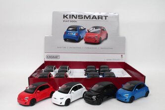 AUTO OSOB MET P/B 13CM FIAT 500E CZE 1/12