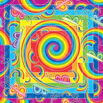 YAZZ Puzzle Duha a motýli 1023 dílků