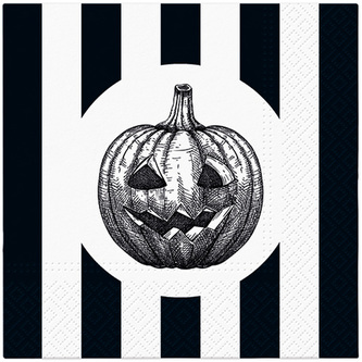 Ubrousky PAW L 33x33cm Striped pumpkin