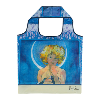 Skládací nákupní taška Alfons Mucha – Luna
