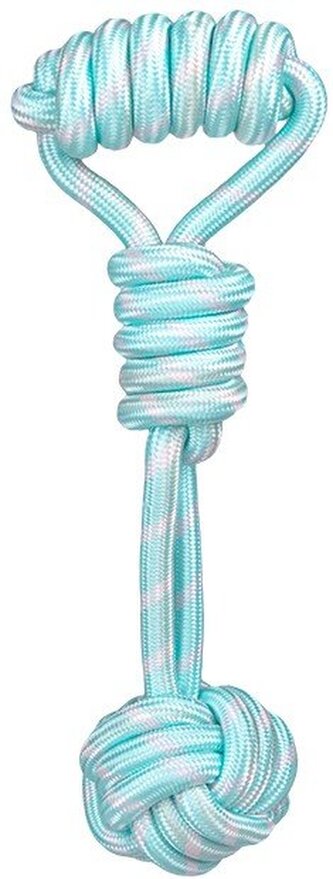 Hr. HUHU Pretahovadlo dvojity uzel krouceny stred provaz sede