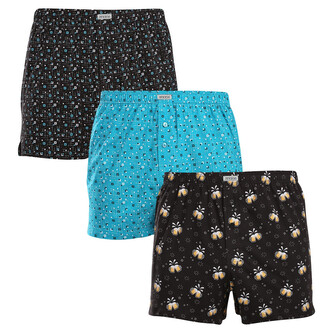 3PACK pánské trenky Andrie vícebarevné (PS 5818-3mix) XL
