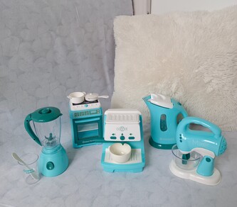 Kuchyňské spotřebiče pro děti Tyrkys, 5 ks