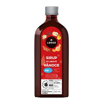 LEROS Sirup Bylinkové Vánoce (250 ml) - mnohostranné použití