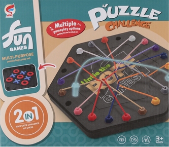 Gra Rozplątywanie lin i Kółko i Krzyżyk  2W1  65636  BMG