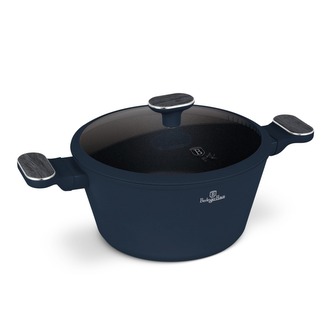 BERLINGERHAUS Kastrol s titanovým povrchem a poklicí 24 cm Deep Sea Collection BH-8377