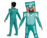 Strój Steve Diamond- Minecraft (licencja) XS