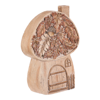 Houbový domeček - s osvětlením, magnesium, imitace dřeva