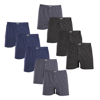 9PACK pánské trenky Andrie vícebarevné (PS 5752) XL
