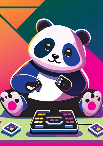 YAZZ Puzzle Veselá panda 1000 dílků