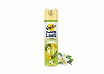 Emulsio Mangia Polvere Multi Superficie 4in1 Vaniglia e te Bianco 300 ml - Čisticí sprej na všechny druhy povrchů