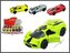 Auta sportowe metalowe z dźwiękiem 12cm 2 rodzaje 4 kolory