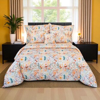 Francouzské 5D povlečení 220x200, 70x90cm Polní kvítí