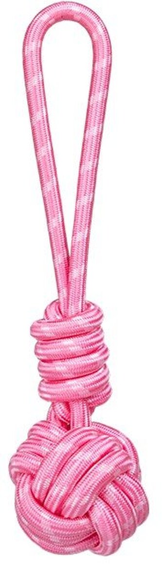 Hr. HUHU Pretahovadlo smycka a uzel provaz ruzove