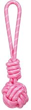 Hr. HUHU Pretahovadlo smycka a uzel provaz ruzove