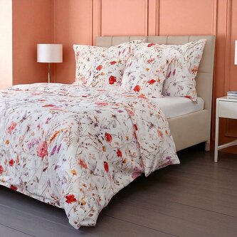 Prodloužené saténové povlečení 140x220, 70x90cm Luční tanec