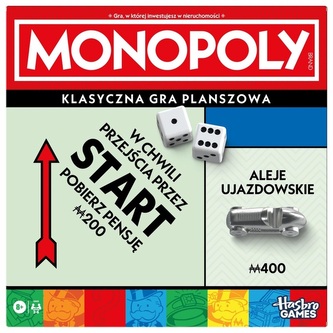 HASBRO GAME Monopoly Classic Refresh PUD6 HASBRO GAME Monopoly Classic Refresh PUD6