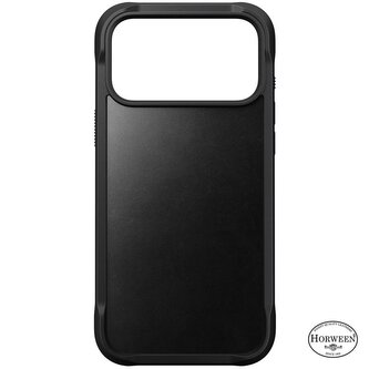Nomad Rugged Leather Case (Horween) MagSafe kožený kryt iPhone 17 Pro Max Black
